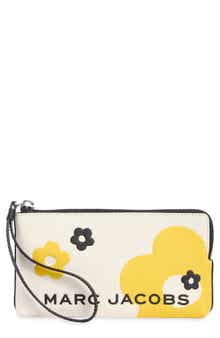 Daisy Print Bold Wristlet