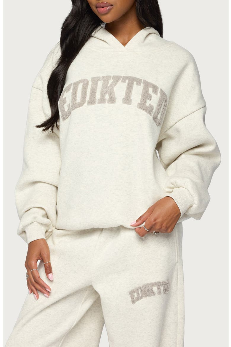 To You Oversize Hoodie, Main, color, LIGHT-GRAY-MELANGE