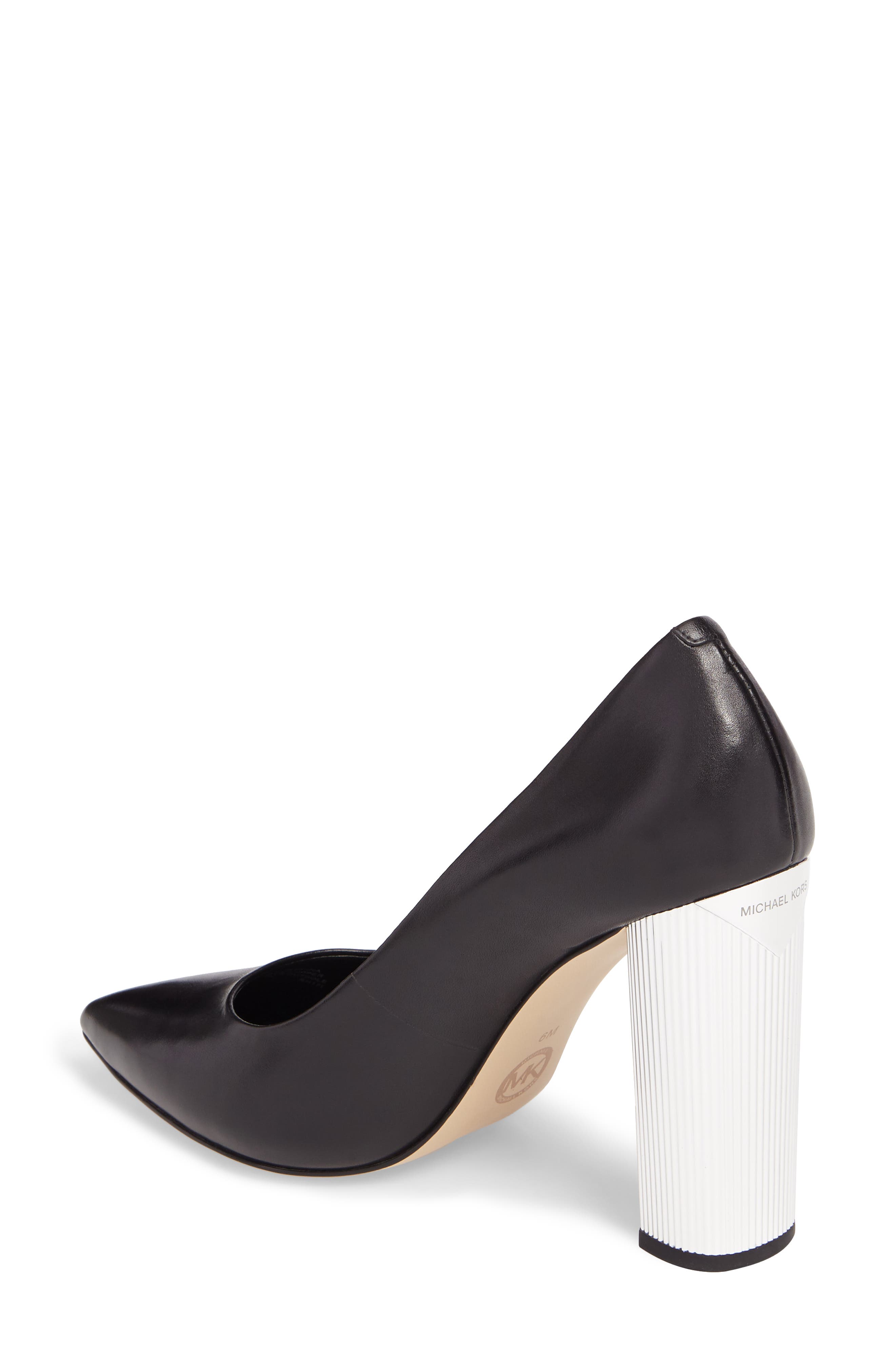 MICHAEL Michael Kors Paloma Metallic Heel Pump, Alternate, color, 