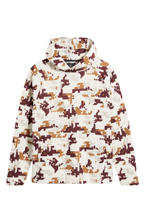 Swannies Matthew Geo Print Fleece Hoodie In Neutral
