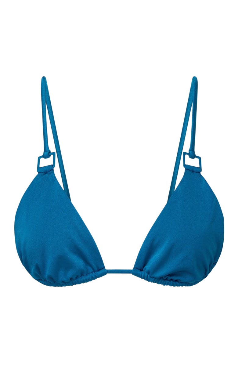 Onia Alexa Bikini Top, Alternate, color, Mykonos Blue
