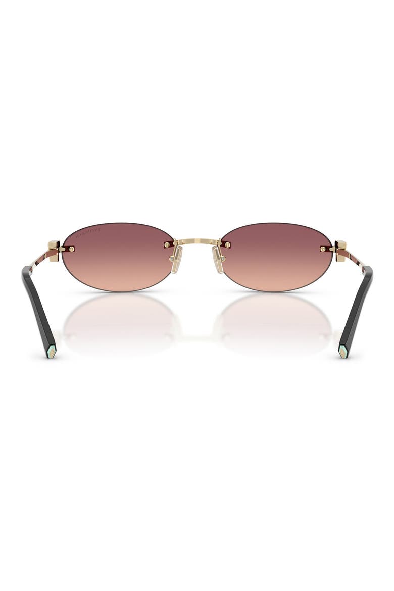 56mm Oval Sunglasses, Alternate, color, GOLD / PINK GRADIENT VIOLET