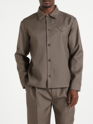 Manière De Voir Leo Houndstooth Overshirt