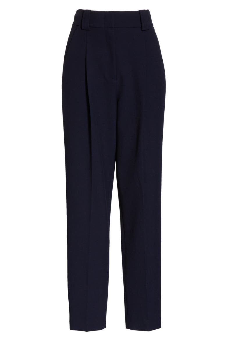 Colin Pleated Tapered Pants, Alternate, color, MIDNIGHT
