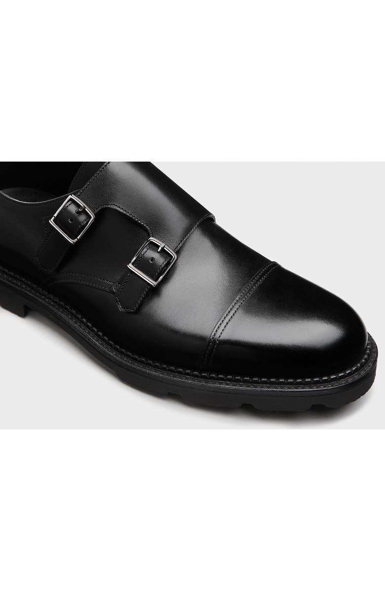 John Lobb William New Standard Double Monk Shoe, Alternate, color, Black