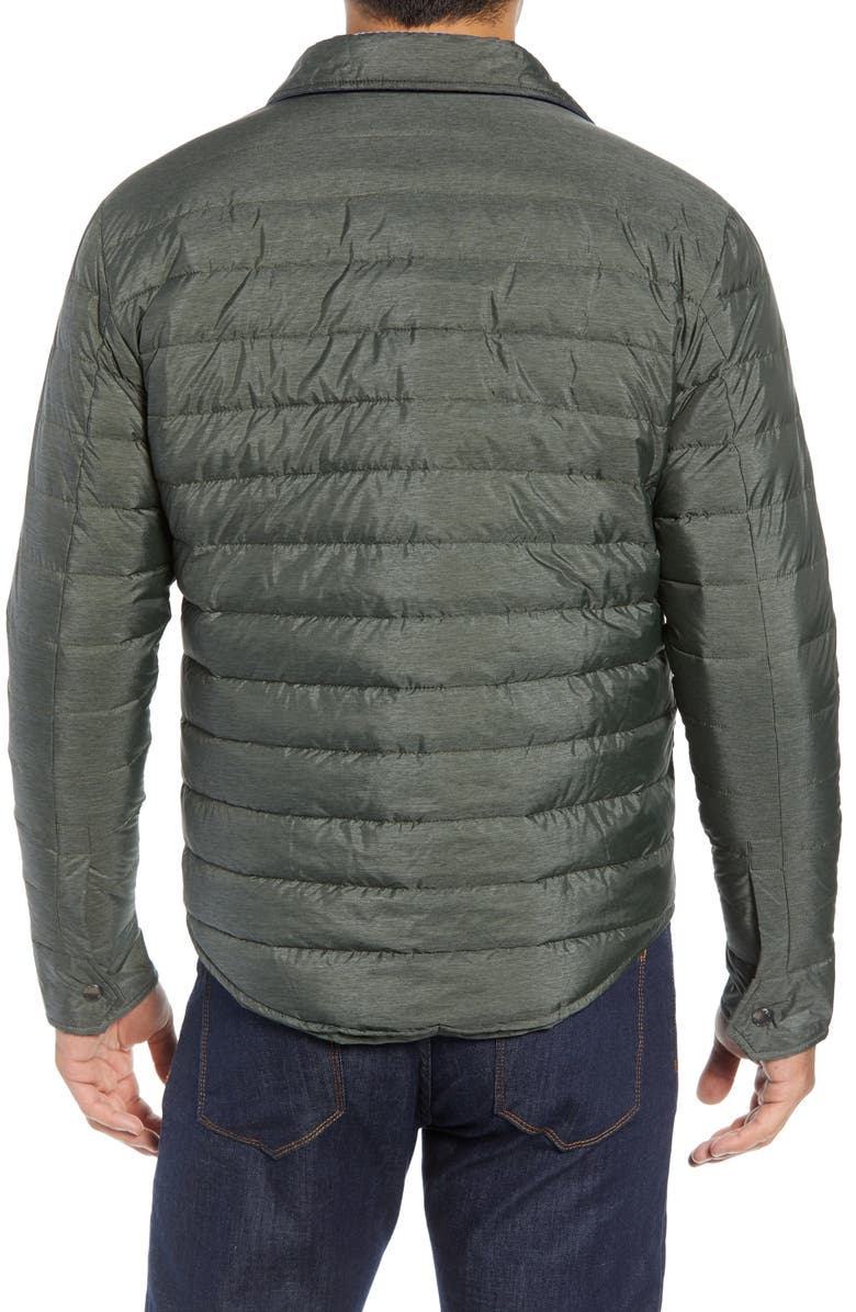 Peter Millar Crown Elite Light Down Shirt Jacket, Alternate, color, 
