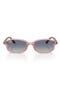  Transparent Pink / Grey Blue