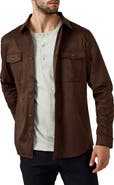 7 Diamonds Country Road Faux Suede Shirt Jacket
