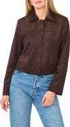 Parker Faux Suede Cropped Jacket