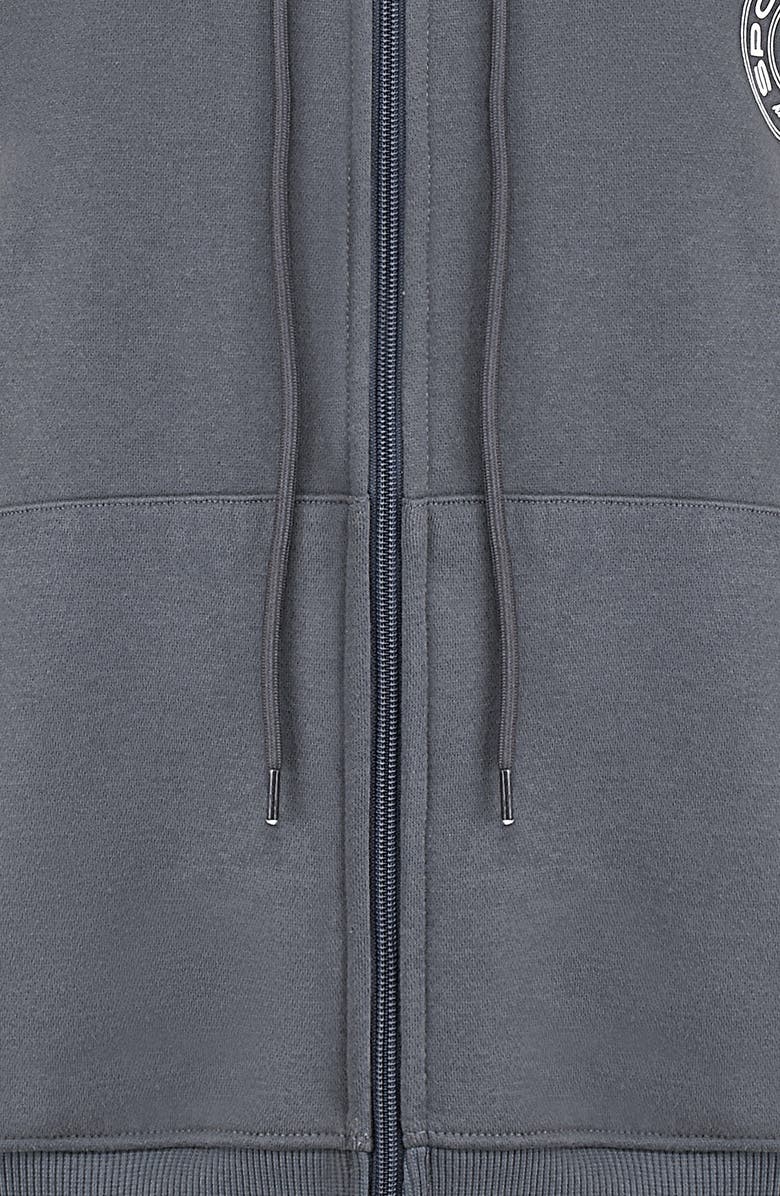 HOUSE OF CB Mirage Cotton Blend Hoodie, Alternate, color, Slate
