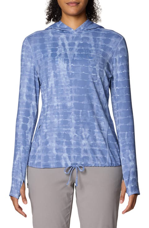 Crater Lake Long Sleeve UPF 50+ Hooded T-Shirt