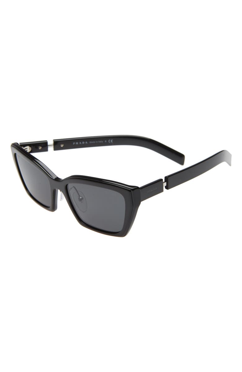 Prada 56mm Gradient Cat Eye Sunglasses, Alternate, color,