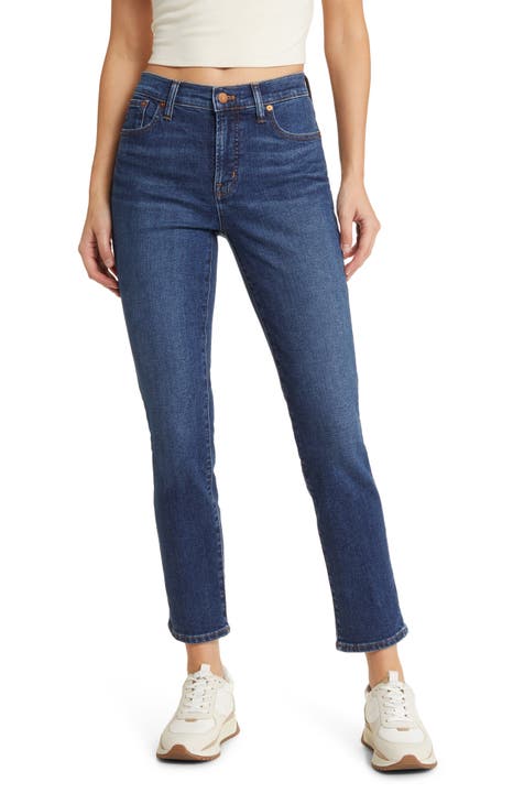 New Women’s 2024 Jeans Madewell Jeans 9” Mid Rise Blue Skinny Ankle Jeans Women’s 24