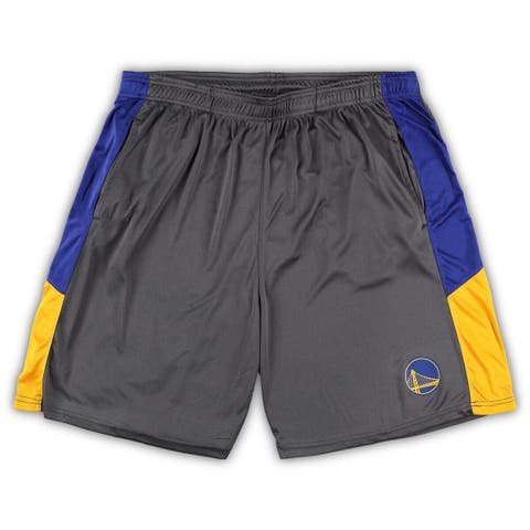 Men's Fanatics Branded Gray Golden State Warriors Big & Tall Shorts
