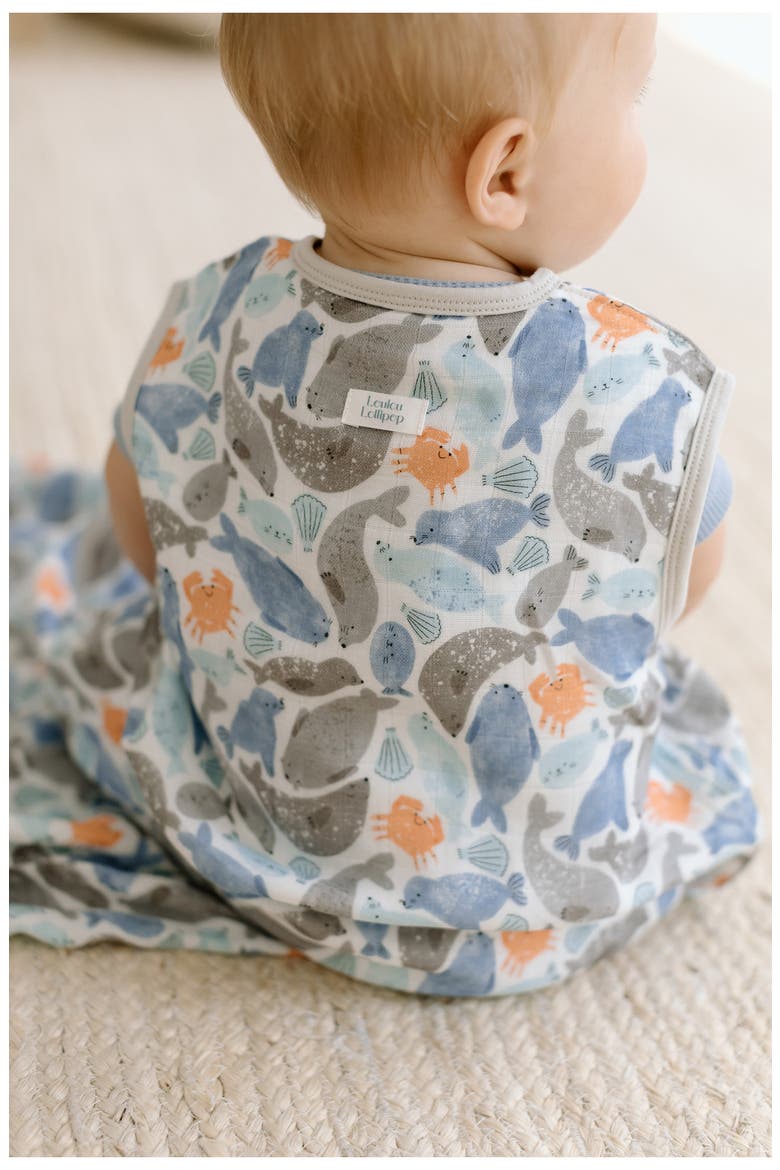 Lightweight Muslin Sleep Bag, Alternate, color, SEALS