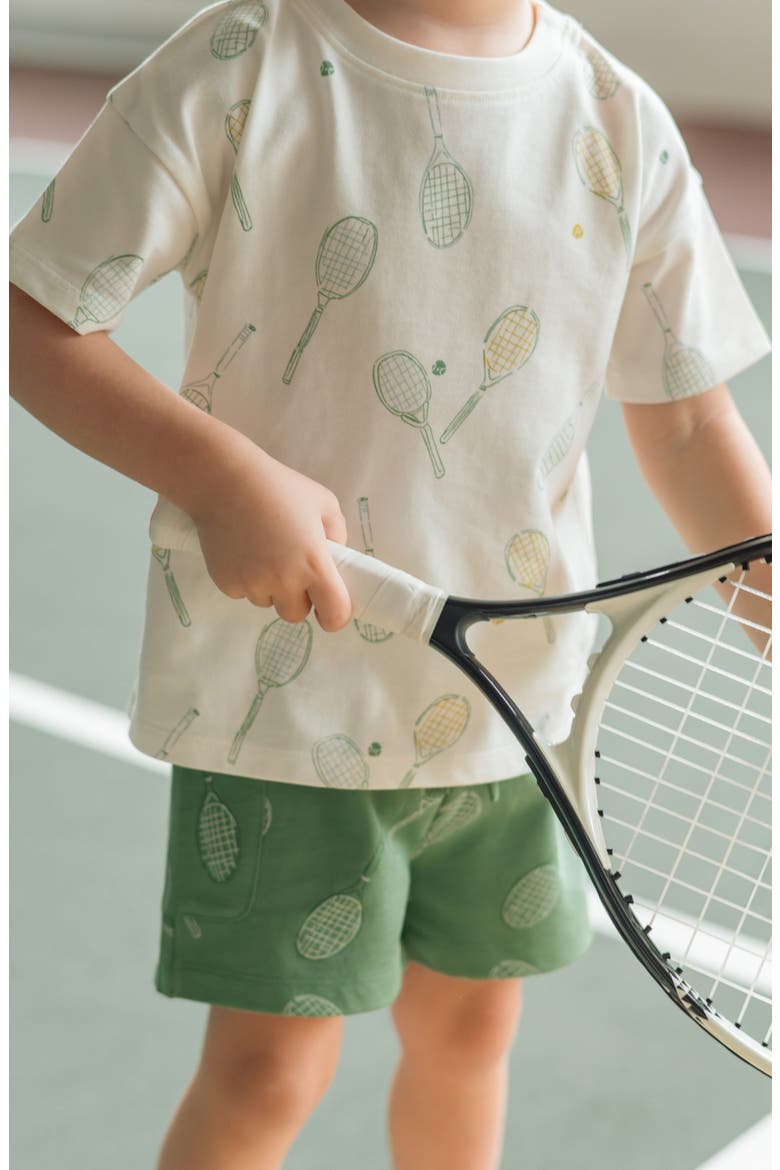 Kids' Drop Shoulder Organic Cotton T-Shirt, Alternate, color, DOUBLES