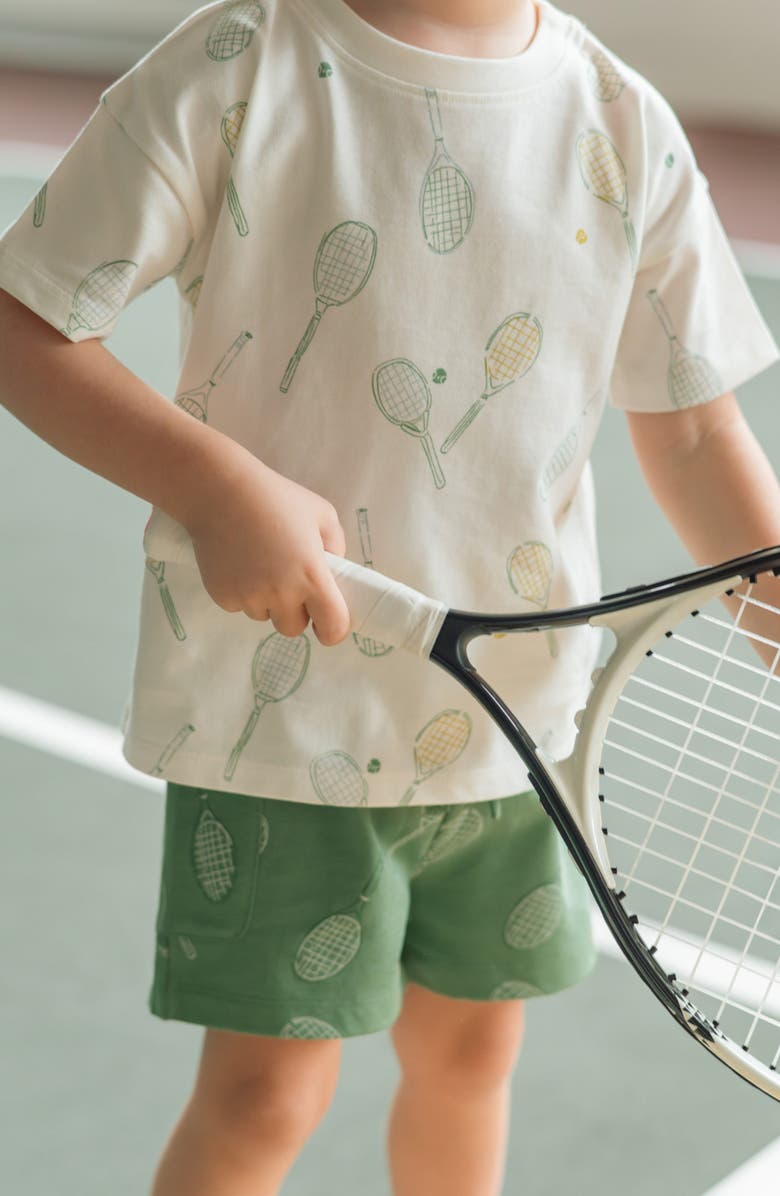 Pehr Kids' Drop Shoulder Organic Cotton T-Shirt, Alternate, color, Doubles