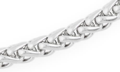 Nordstrom Rack Wheat Chain Necklace In Silver