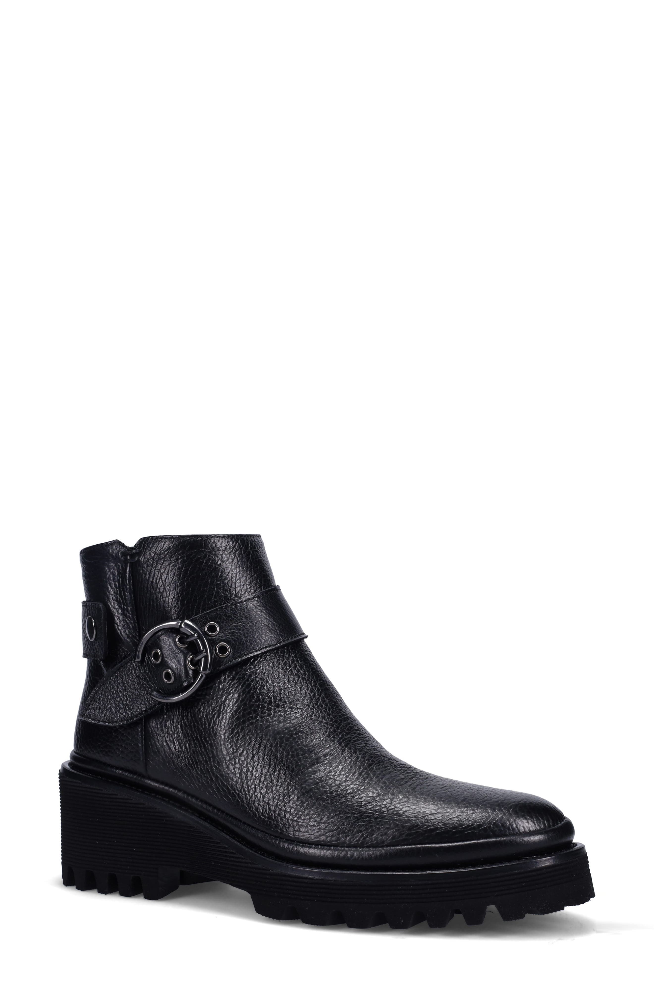 Ron White Elodie Buckle Lugged Sole Bootie