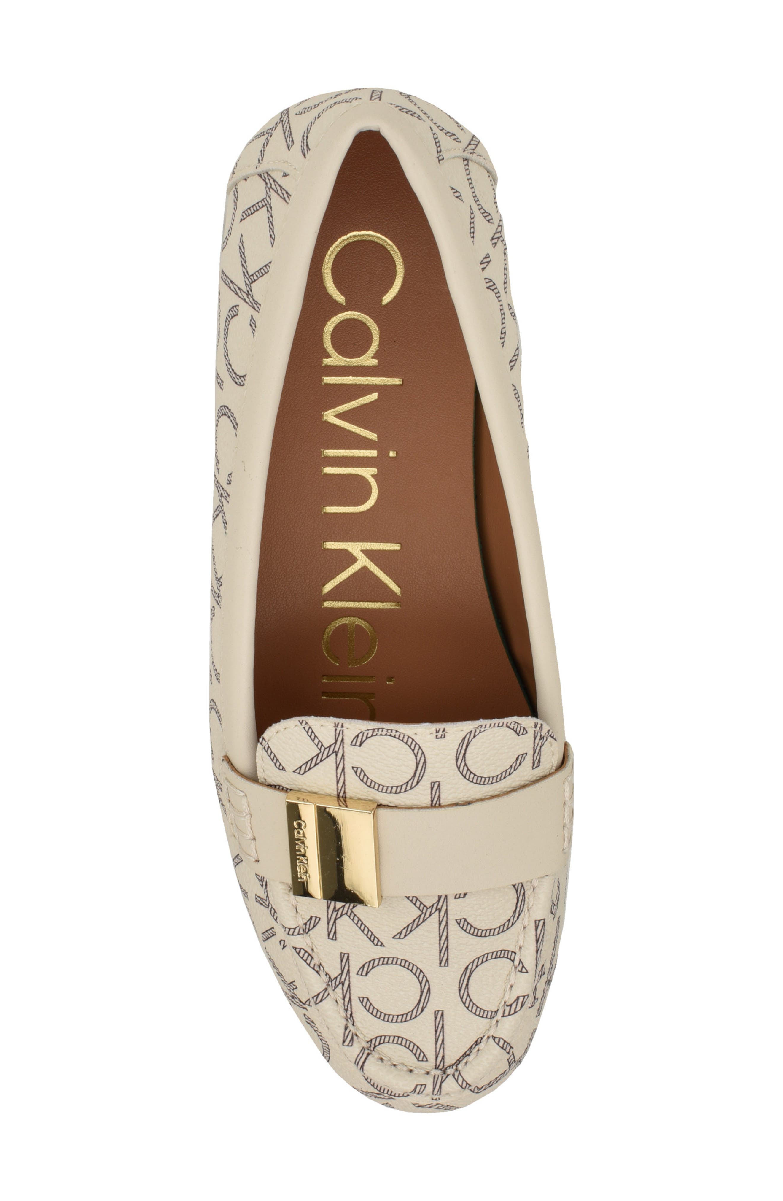Lisa Loafer, Alternate, color, WHITE MULTI LOGO