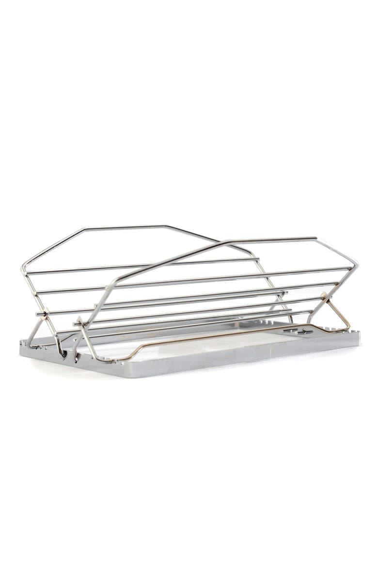Adjustable Roast Rack, 11 Inch Nickel-Plated, 7 Positions, Silver, Main, color, Silver