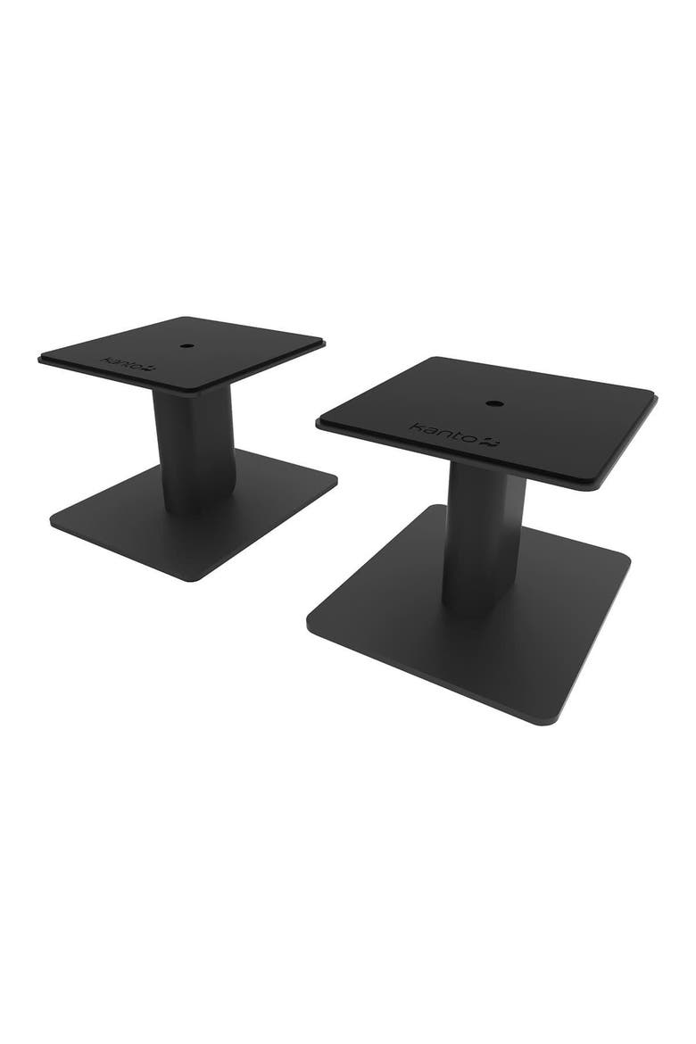 SP6HD 6" Universal Desktop Speaker Stands with Rotating Top Plates and Cable Management - Pair, Main, color, Black