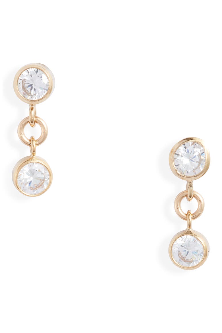 Sadie Drop Earrings, Main, color, GOLD