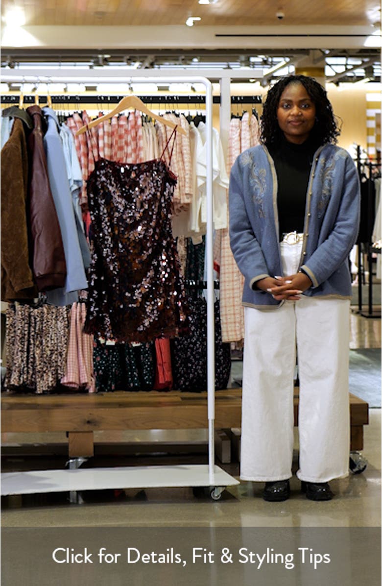 Sequin Cocktail Minidress, sales video thumbnail