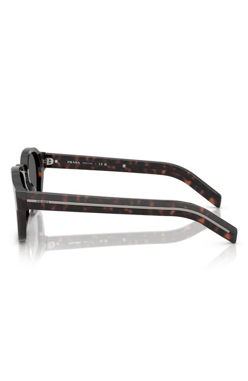 Prada Eyewear Square Frame Sunglasses In Dark Grey