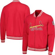 '47 Men's '47 Red St. Louis Cardinals Wax Pack Pro Camden Full-Zip Track Jacket