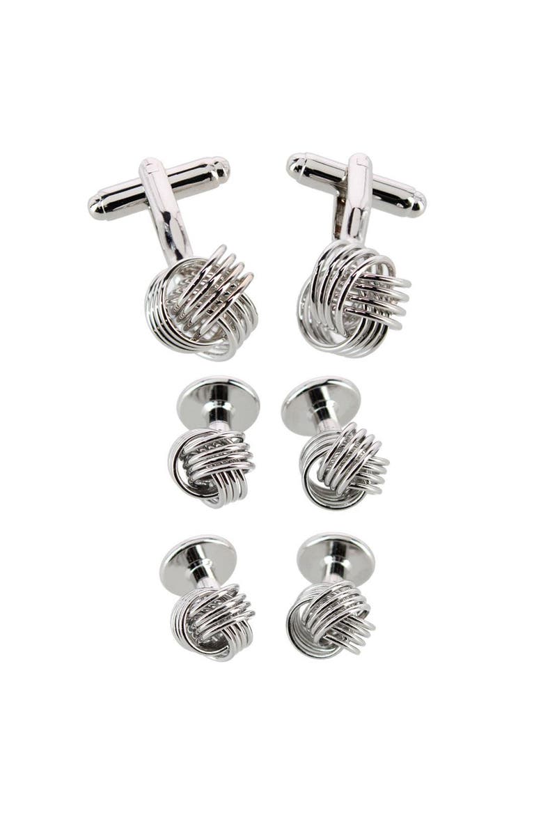 Kenneth Knot Formal Set, Main, color, Silver