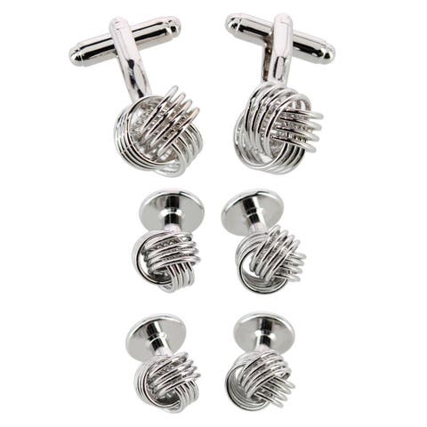 Kenneth Knot Formal Set (2 Cuffs + 4 Studs)