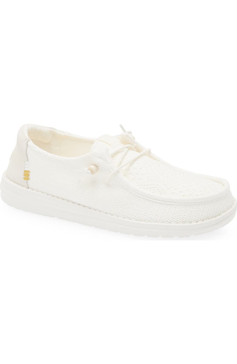 Hey Dude Wendy Crochet Slip-On Moc Toe Shoe, Main, color,