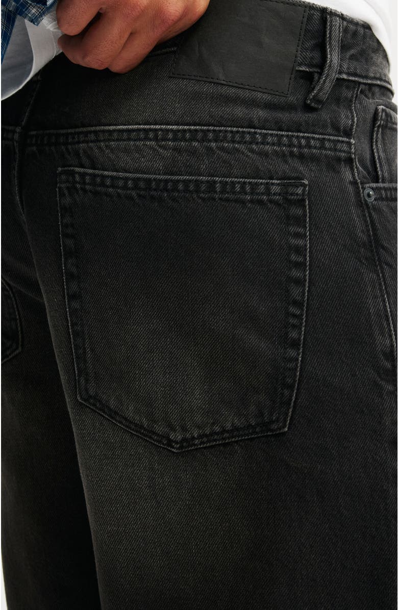 Cotton On Men's Baggy Denim Short, Alternate, color, Revolve Black