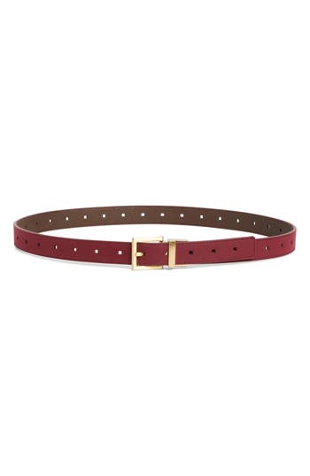 Vince Camuto Reversible Belt In Red