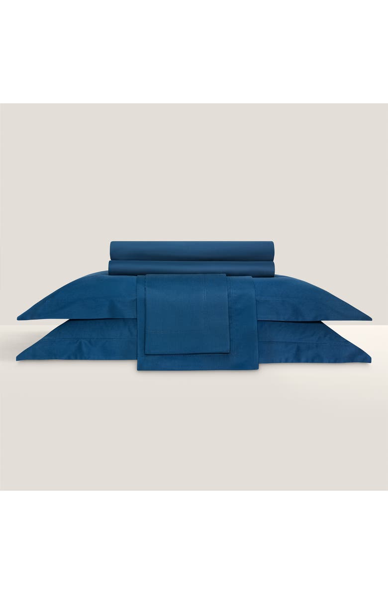 Togas Royal Fitted Sheet, Alternate, color, Deep Blue