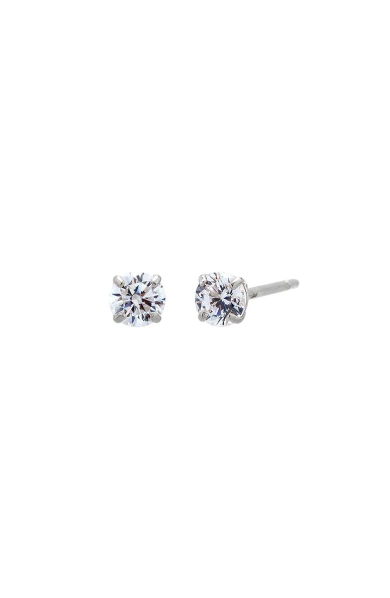 BY ADINA EDEN Solitaire Stud Earring 14K, Main, color, 