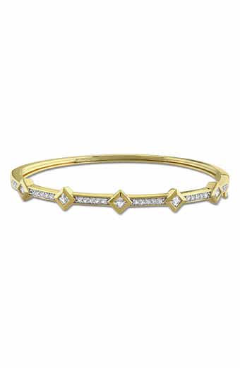 White Topaz Station Bangle