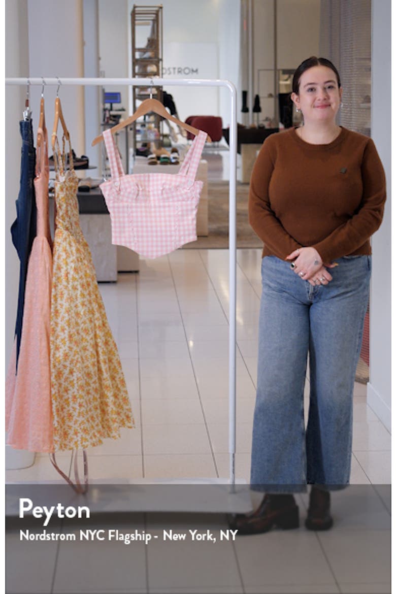 Lottie Gingham Corset Top video