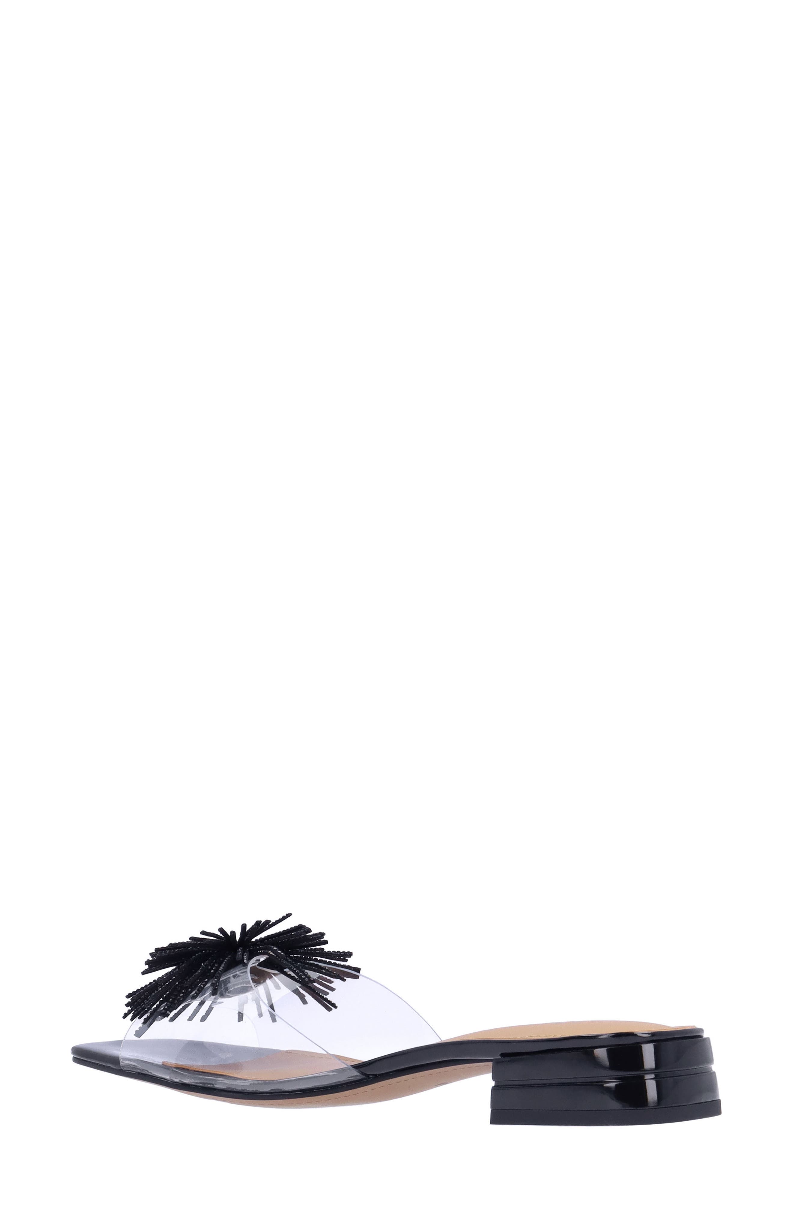 J. Reneé Cherita Slide Sandal, Alternate, color, Clear/ Black