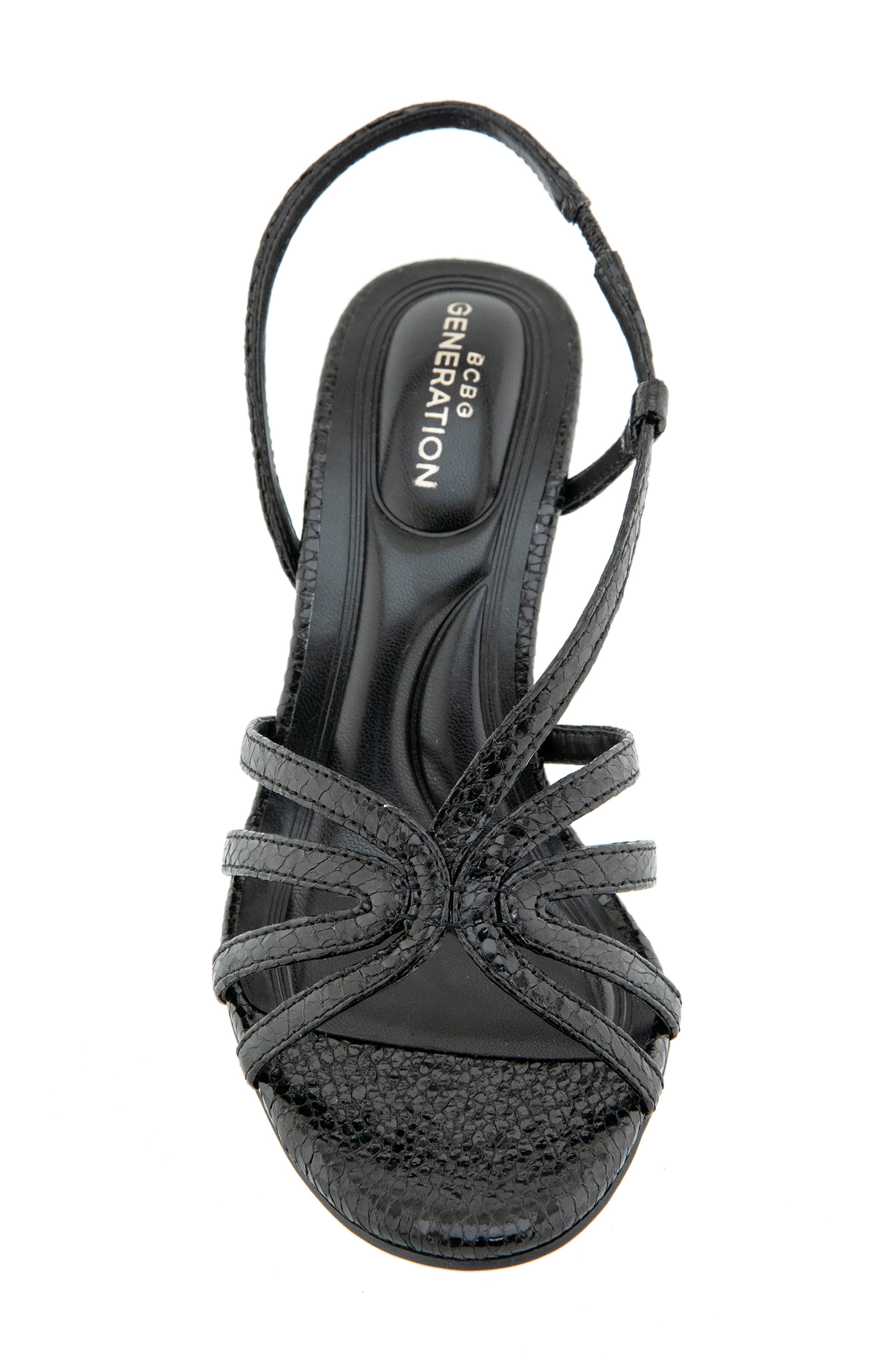 Jewlee Slingback Sandal, Alternate, color, BLACK