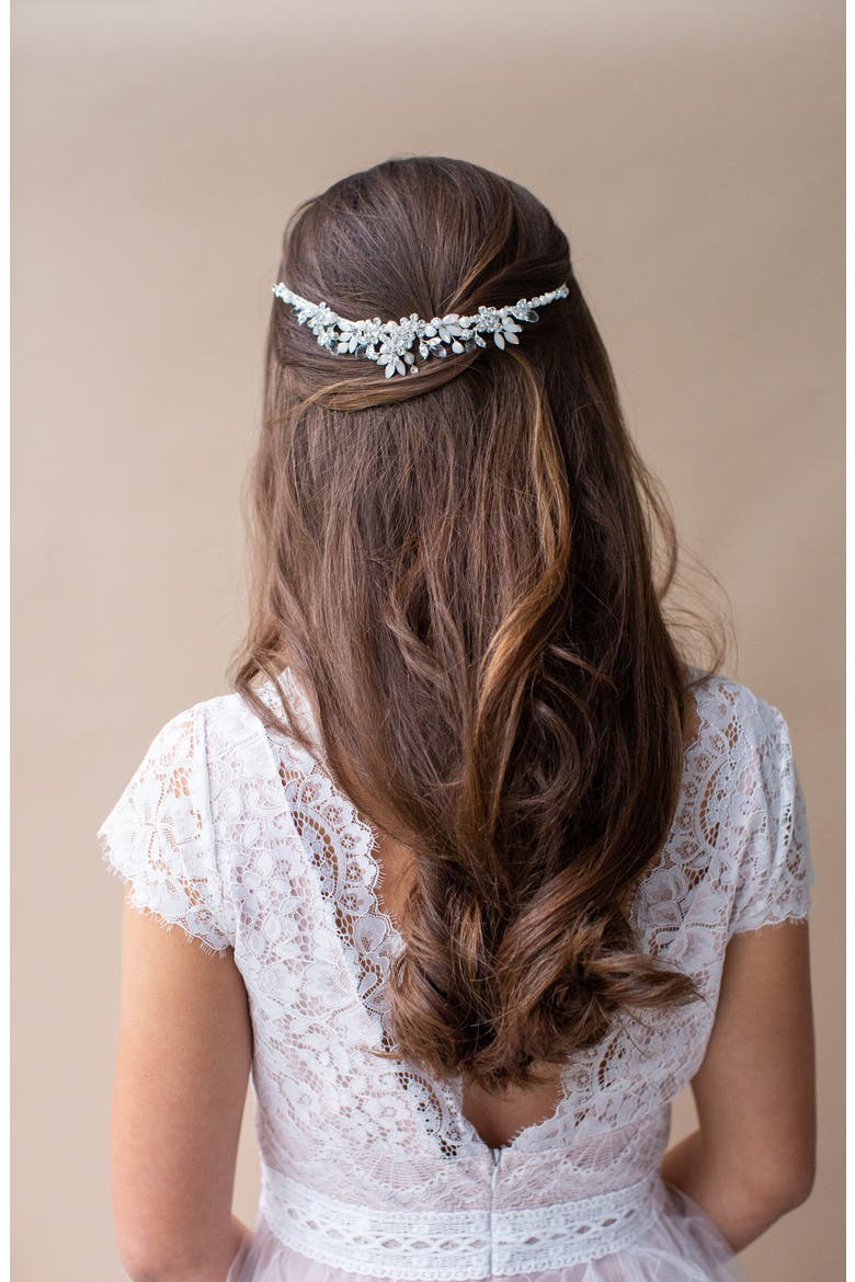 Crown Headband (Nordstrom Exclusive), Alternate, color, SILVER