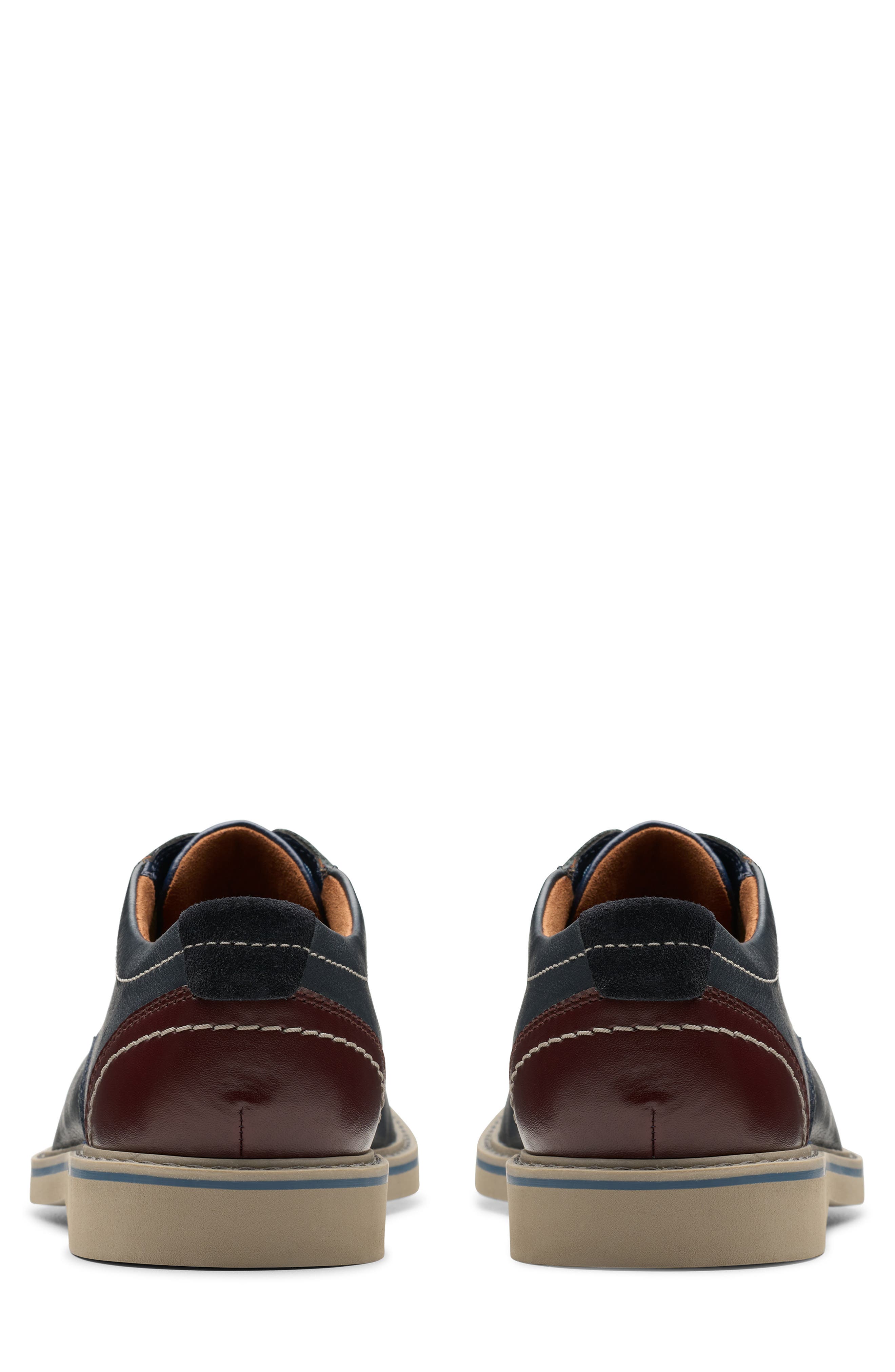 Radcliff Plain Toe Derby, Alternate, color, NAVY LEATHER