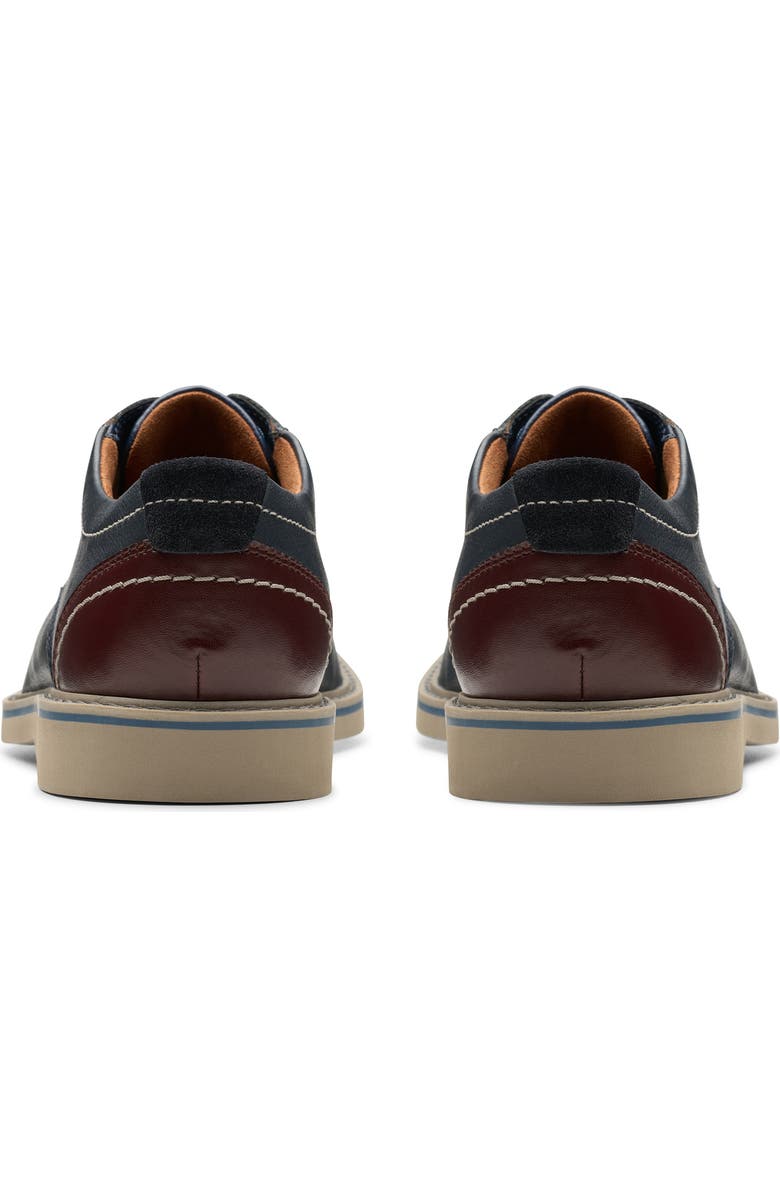 Clarks<sup>®</sup> Radcliff Plain Toe Derby, Alternate, color, Navy Leather
