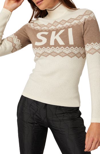 Alp N Rock Goldie Intarsia Mock Neck Sweater