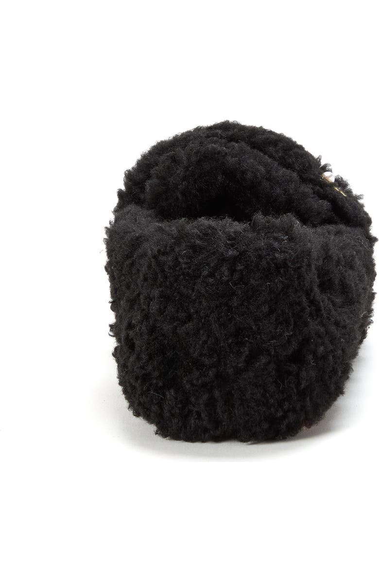 DEARFOAMS Madeline Luxe Teddy Loafer, Alternate, color, Black