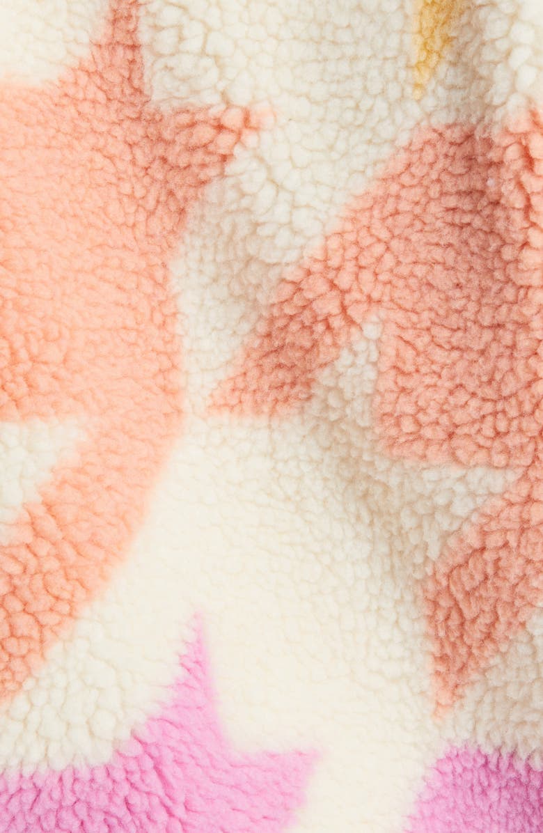 BLANKNYC Houndstooth Faux Shearling Jacket, Alternate, color, 