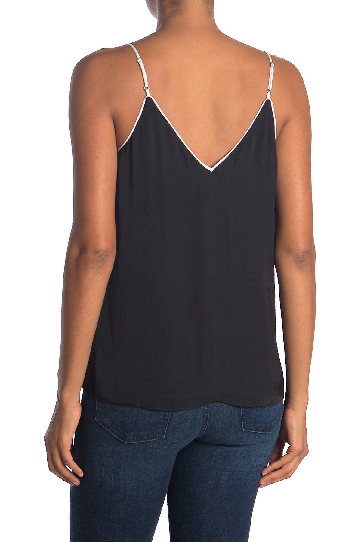 NAKED ZEBRA Contrast Piping Cami Tank (Women) | Nordstromrack