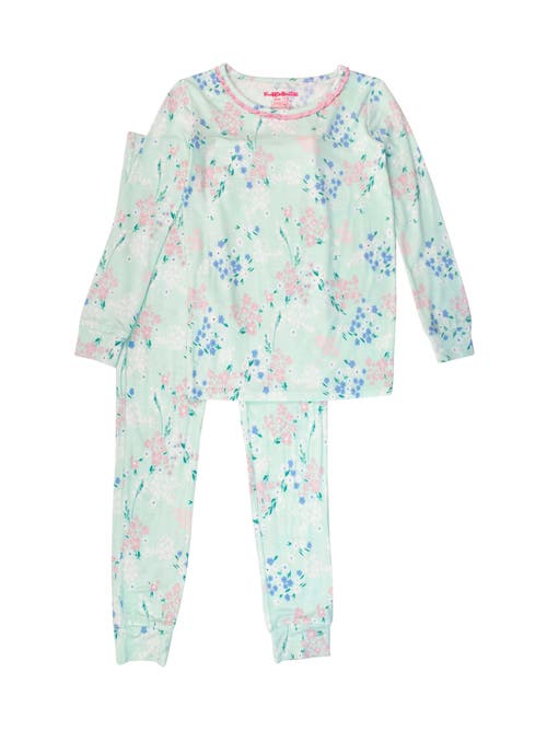 Rufflebutts Softsnooze Girls Ruffle Long Sleeve Pajama Set
