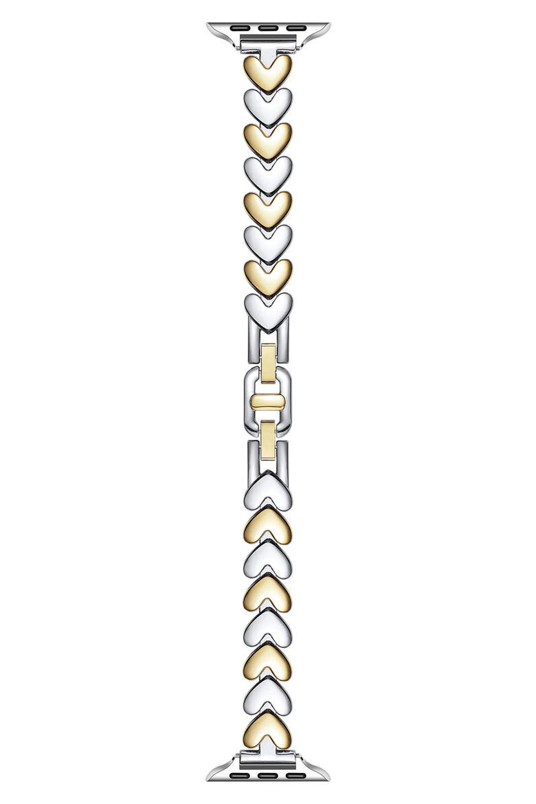 Archer Heart Bracelet Apple Watch® Watchband, Main, color, SILVER/GOLD